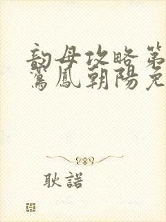 韵母攻略第二部鸾凤朝阳免费阅读