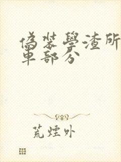 伪装学渣所有开车部分