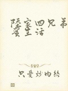 陆家四兄弟的甜蜜生活