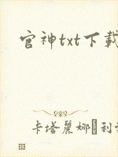 官神txt下载