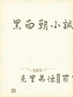 黑白朝小诚
