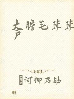 大胆毛茸茸的湿户封面