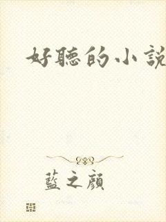 好听的小说名字