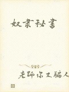 奴隶秘书封面