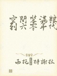 空间装满粮食回到六零年代