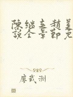 陈继来赵美媛小说全章节免费阅读