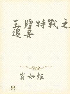 王牌特战之军少追妻