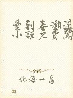 爱到春潮滚滚来小说免费阅读