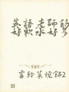 英语老师的兔子好软水好多