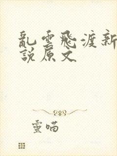 乱云飞渡新编小说原文封面