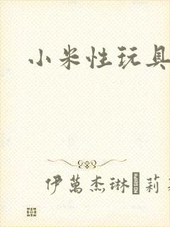 小米性玩具日记