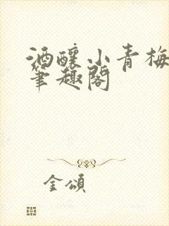 酒酿小青梅po笔趣阁封面