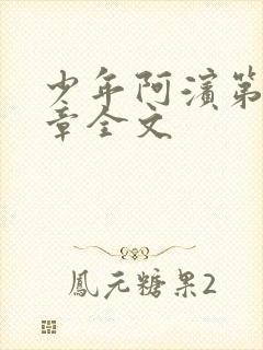 少年阿滨第13章全文