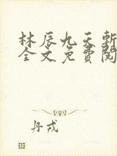 林辰九天斩神诀全文免费阅读笔趣阁