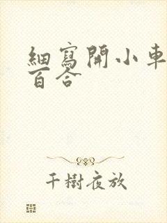 细写开小车车的百合