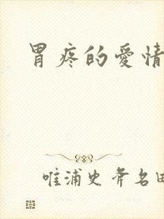 胃疼的爱情封面