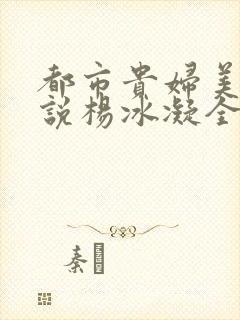 都市贵妇美腿小说杨冰凝全文阅读封面