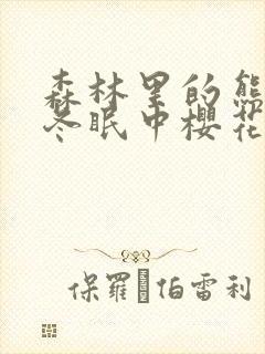 森林里的熊先生冬眠中樱花动漫