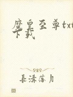 魔皇至尊txt下载