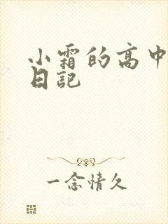 小霜的高中成长日记封面