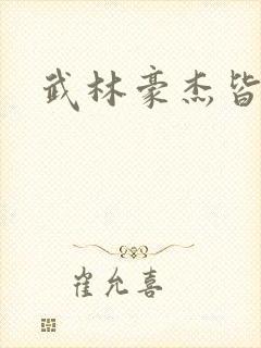 武林豪杰皆我奴