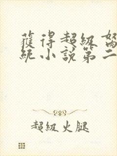 获得超级胬肉系统小说第二部封面