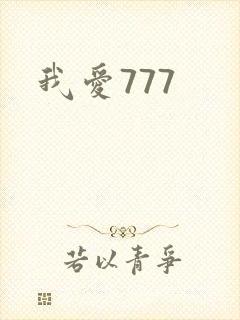 我爱777封面
