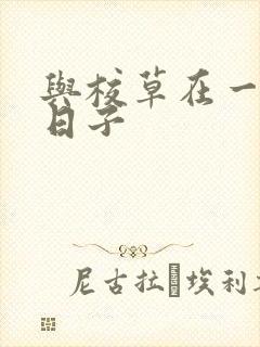 与校草在一起的日子