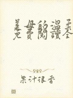 美母的温柔小说免费阅读全文笔趣阁封面