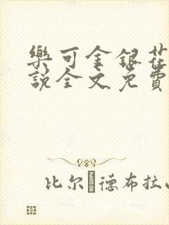 乐可金银花露小说全文免费阅读