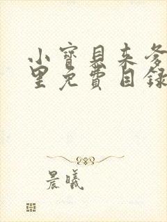 小宝贝来爹地怀里免费目录