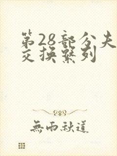第28部分夫妇交换系列