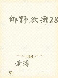 乡野欲潮28章