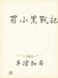 罗小黑战记小说