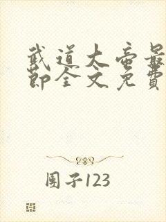 武道大帝最新章节全文免费阅读