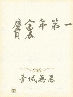 庆余年第一季演员表