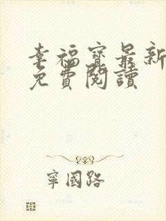 幸福宝最新章节免费阅读