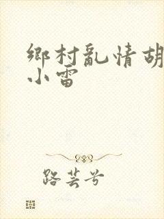 乡村乱情胡秀英小雷封面