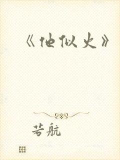 《他似火》封面