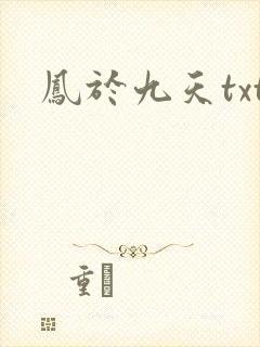 凤于九天txt
