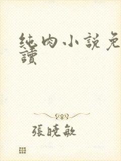 纯肉小说免费阅读封面