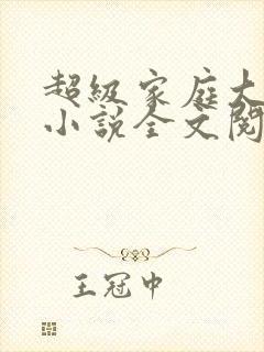 超级家庭大杂烩小说全文阅读封面
