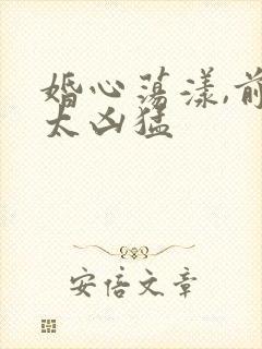 婚心荡漾,前夫太凶猛封面