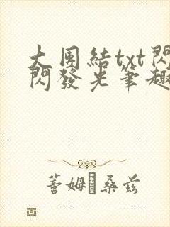 大团结txt闪闪发光笔趣阁