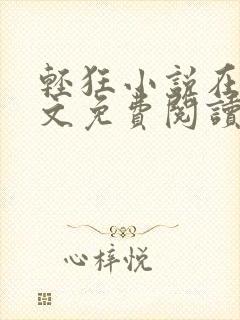 轻狂小说在线全文免费阅读