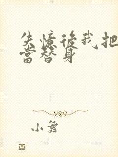 失忆后我把渣攻当替身封面