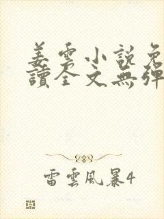 姜云小说免费阅读全文无弹窗