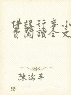 借根行事小说免费阅读全文在线阅笔趣无弹窗封面