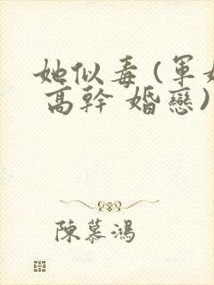 她似毒 (军婚 高干 婚恋)完结