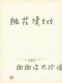 桃花债txt
